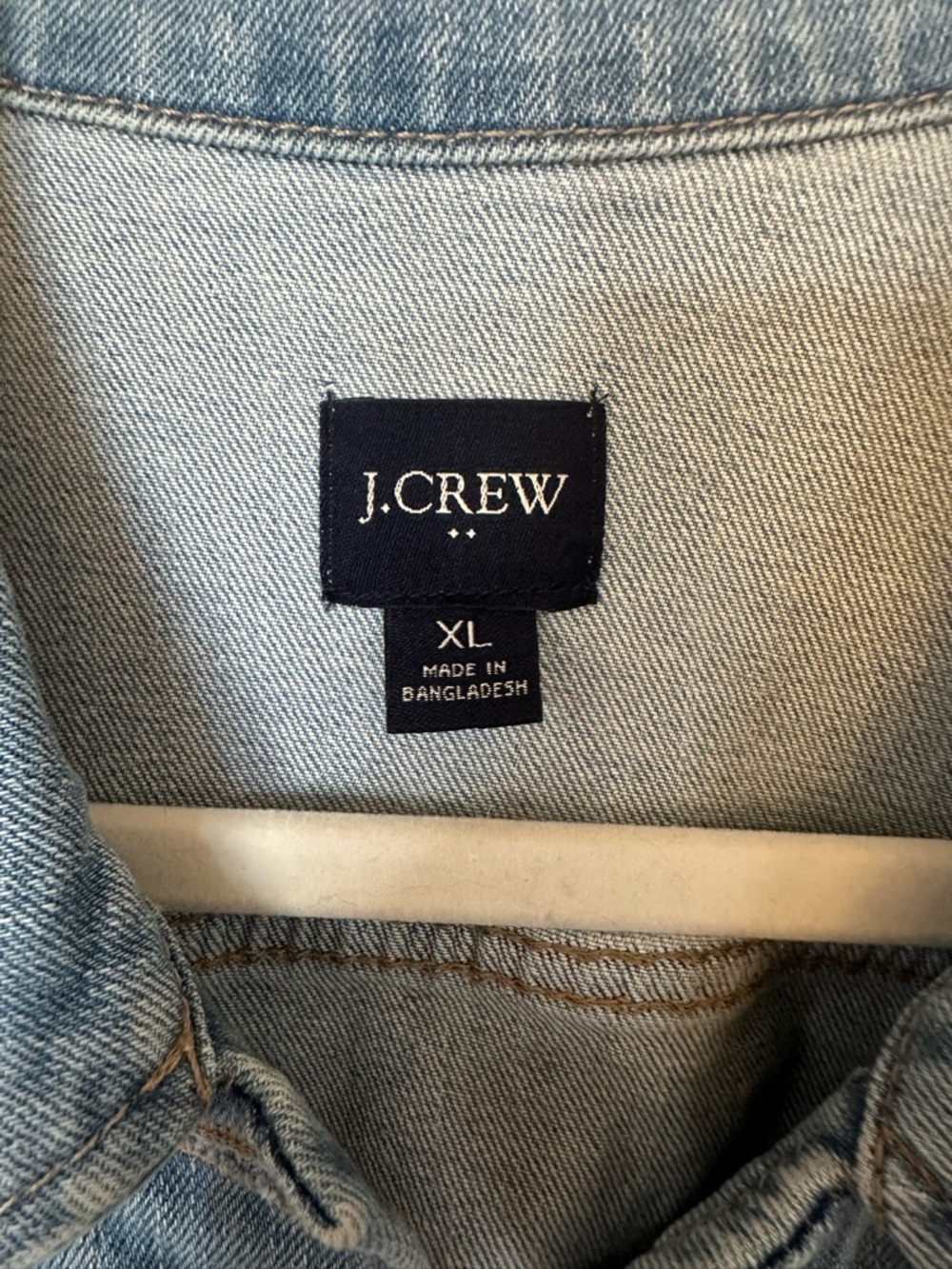 J. Crew Light Wash Denim Jacket - Picture 3 of 4